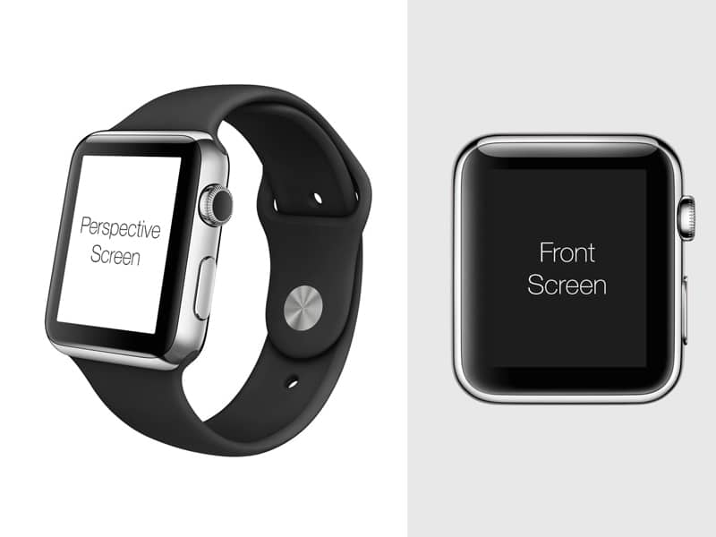 Apple Watch Free Template PSD