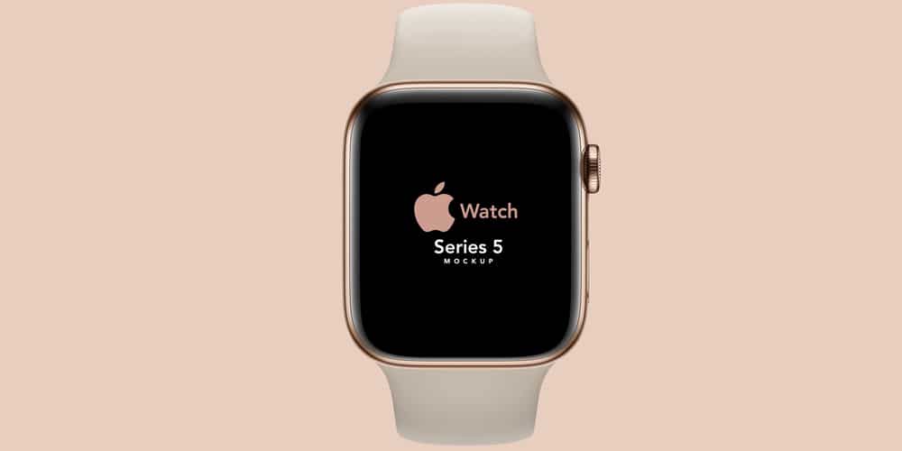 Apple Watch Series 5 Mockup PSD