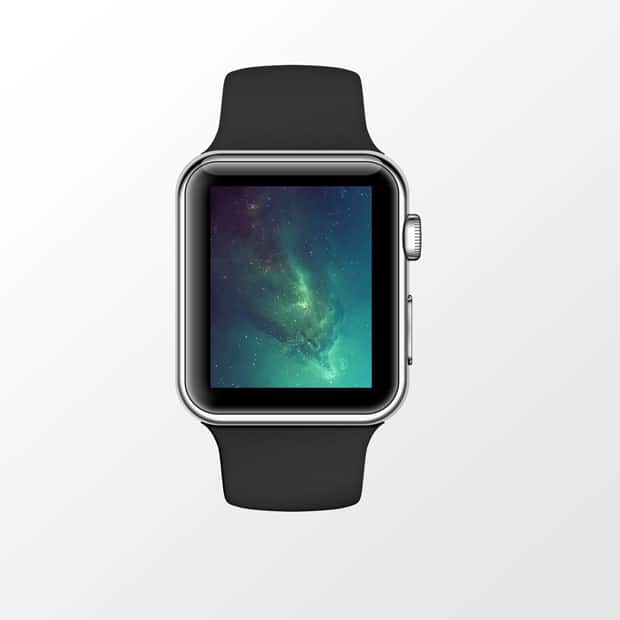 Apple Watch Sport Mockup PSD