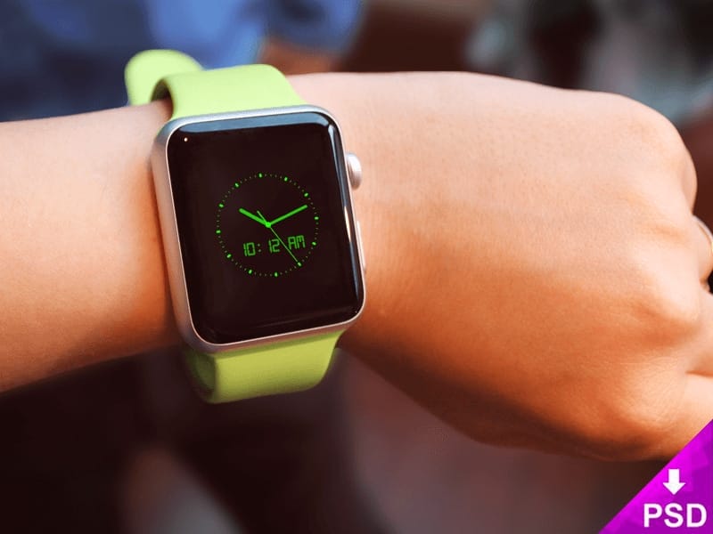 Apple Watch Sport PSD