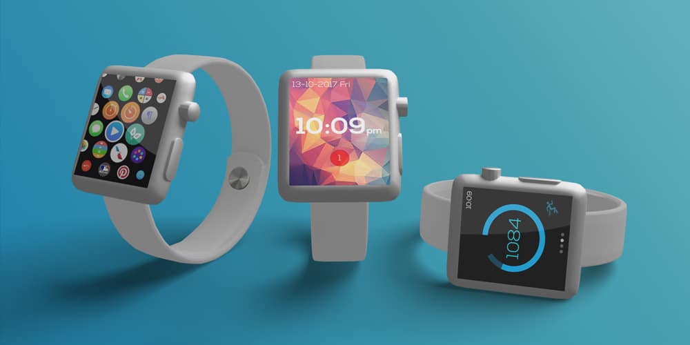 Basic Apple Watch Mockup PSD