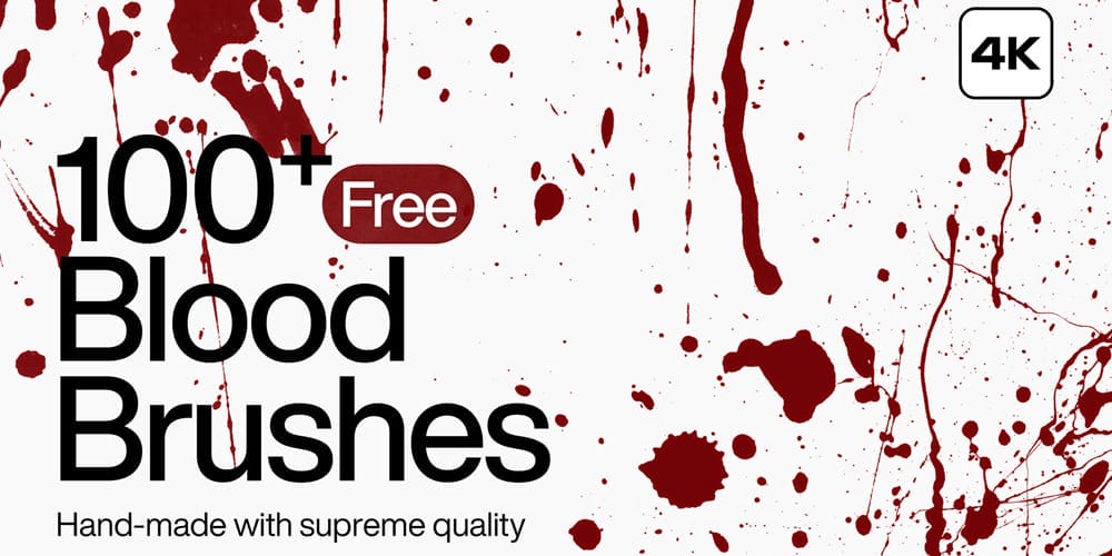 Collection of Best Photoshop Brushes 339 Blood Photoshop Brushes