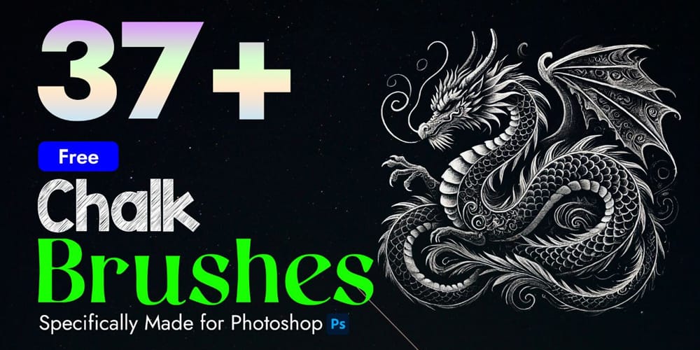 Collection of Best Photoshop Brushes 252 Chalk Brushes for Photoshop