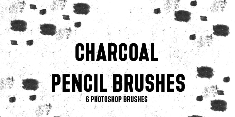 Collection of Best Photoshop Brushes 226 Charcoal Pencil Brushes