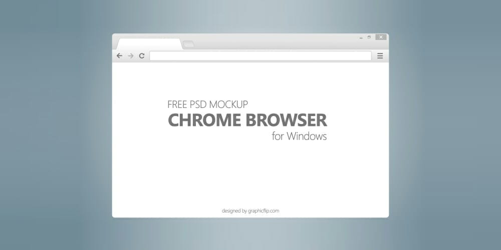 Chrome Browser Mockup