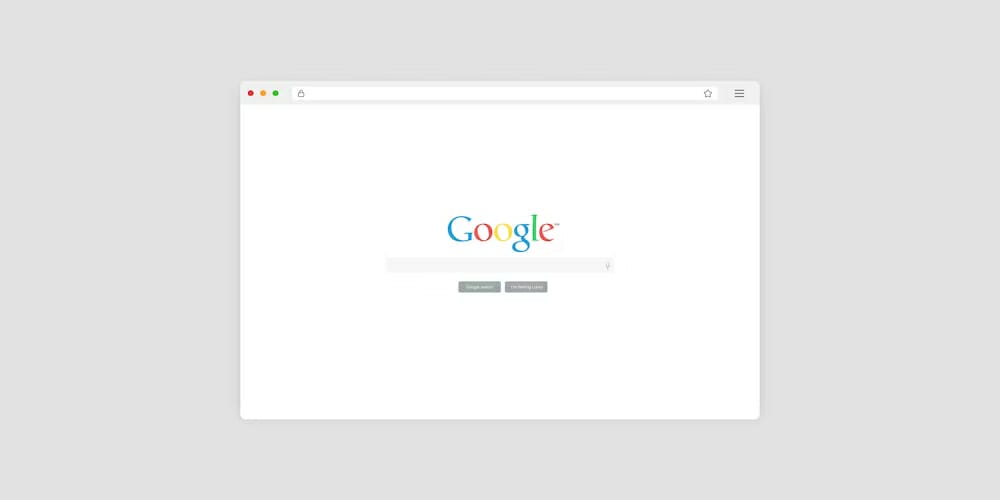 Clean Browser Mockup