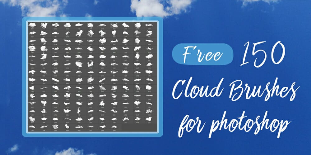 Collection of Best Photoshop Brushes 183 Cloud Photoshop Brushes