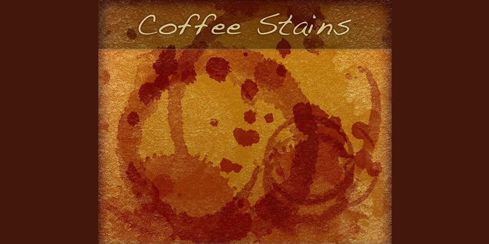 Coffee Stains Photoshop Brushes