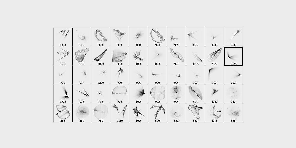 Collection of Best Photoshop Brushes 237 Colorful Light Shapes Brushes