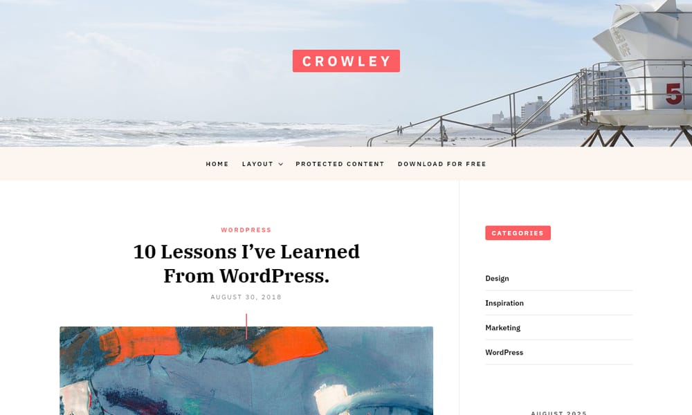 150+ Free Responsive Magazine WordPress Themes 2025 50 Crowley