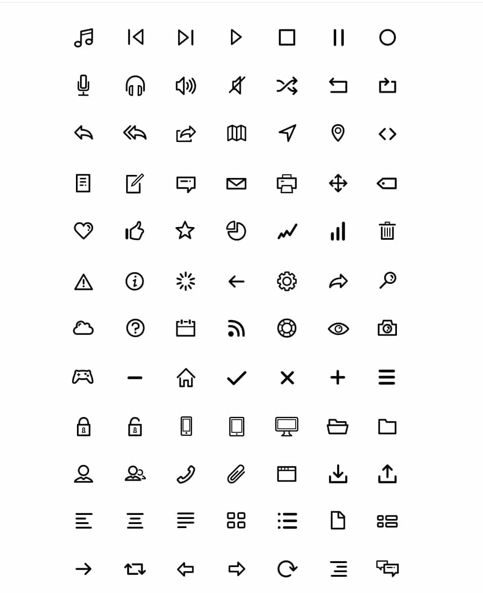 250+ Ultimate Collection of Free Line Icon Sets 81 Dripicons