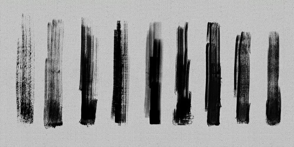 Collection of Best Photoshop Brushes 70 Dry Oil Brushes