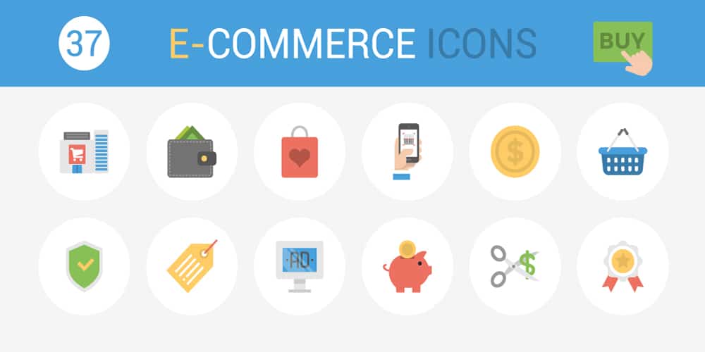 Latest Collection of Free SVG Icons & Illustrations 209 E Commerce Icons