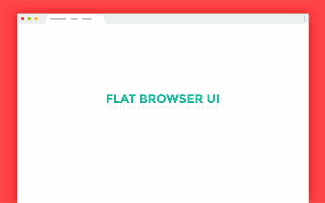 Flat Browser UI