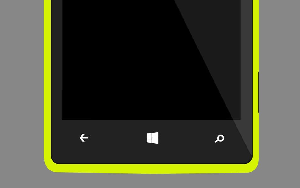 Flat HTC 8X Free PSD