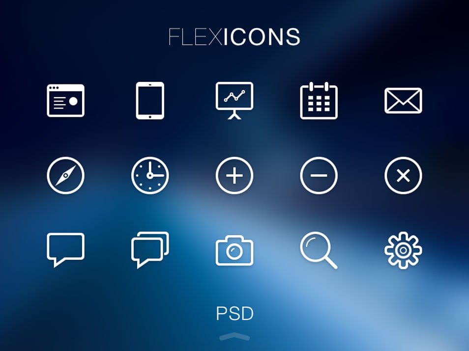 250+ Ultimate Collection of Free Line Icon Sets 147 FlexIcons Free PSD