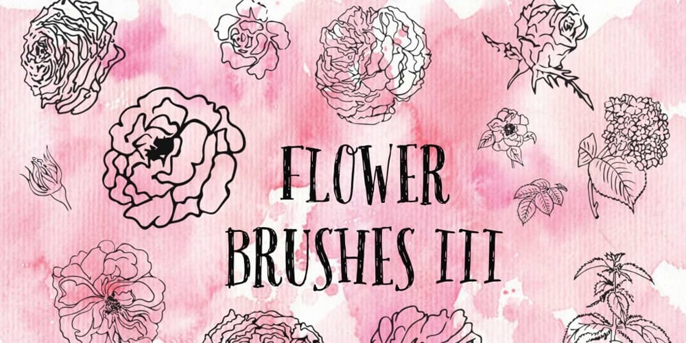 Collection of Best Photoshop Brushes 137 The Smell of Roses