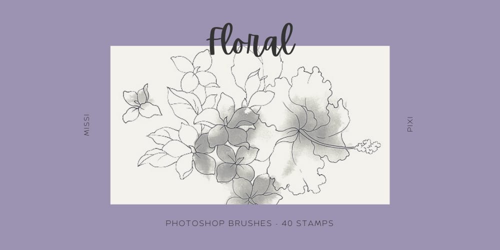 Collection of Best Photoshop Brushes 138 Floral Photoshop Brushes