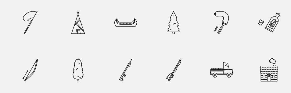 250+ Ultimate Collection of Free Line Icon Sets 149 Forest Packages - Free icon sets