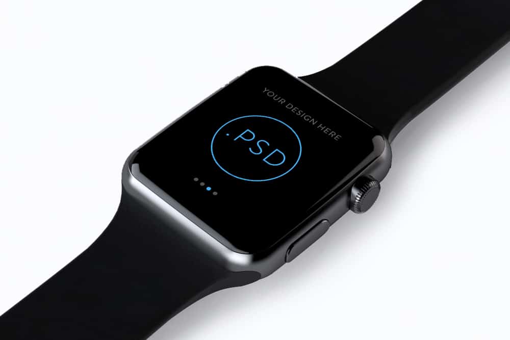 Free Apple Watch Mockup PSD