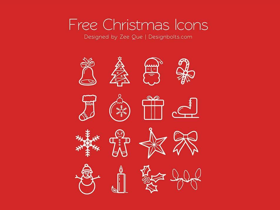 Free Christmas Icons Set