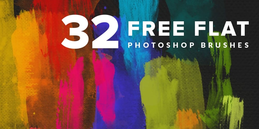 Free Flat Photoshop Brushes