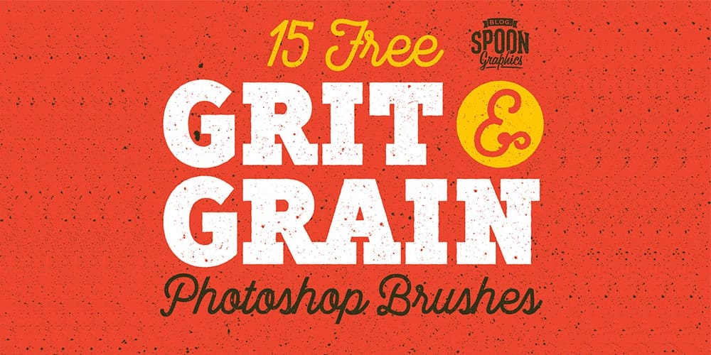 Collection of Best Photoshop Brushes 3 Free Grit & Grain Texture Brushes