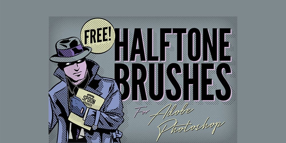 Collection of Best Photoshop Brushes 5 Free Halftone Texture Brushes for Photoshop