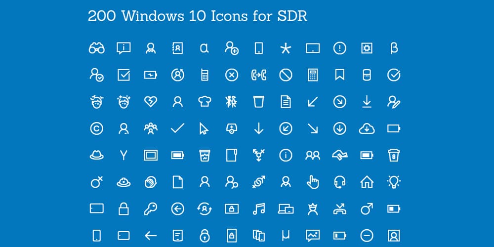 Latest Collection of Free SVG Icons & Illustrations 263 Free Icons for Windows 10 Apps