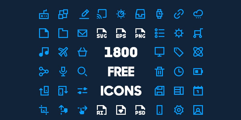 Latest Collection of Free SVG Icons & Illustrations 221 Free Minimal Icons