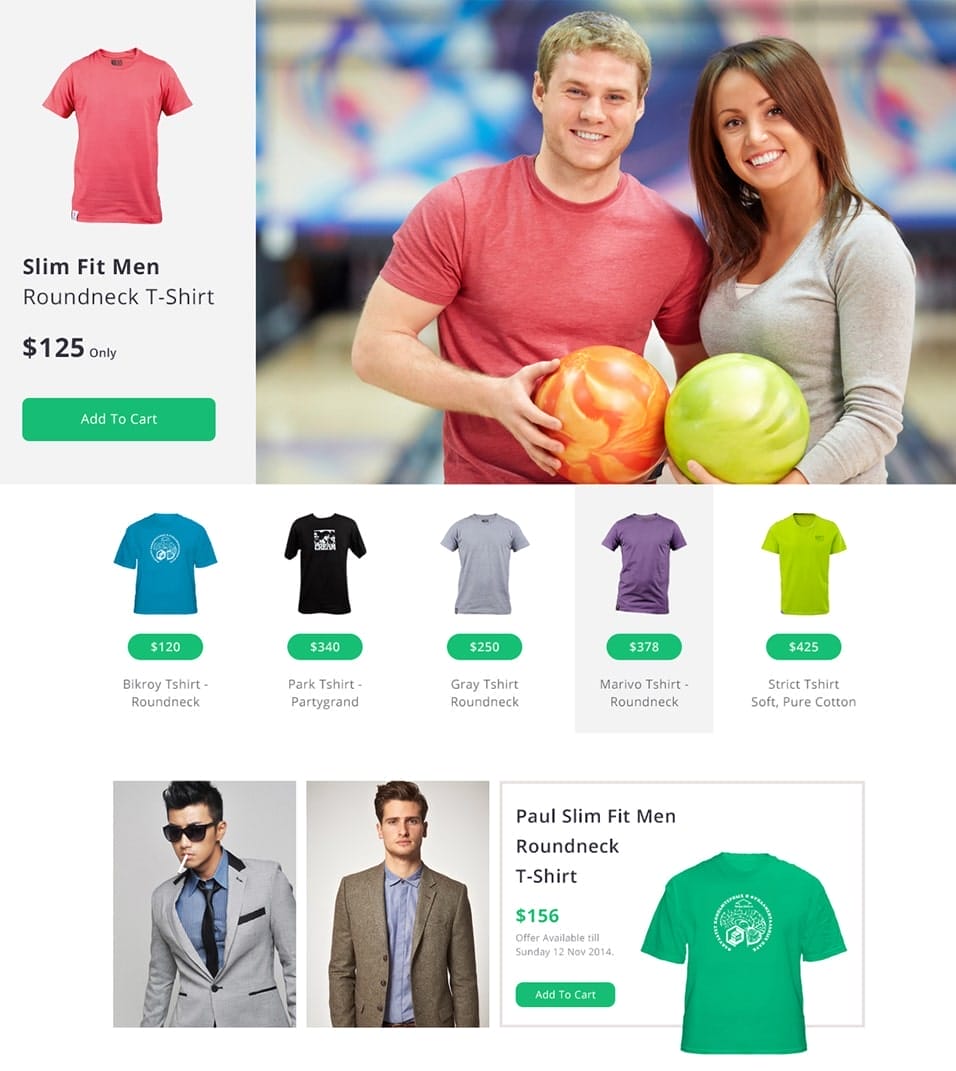 Latest Free Useful UI Elements PSD For E-commerce Websites 51 Free Minimal ECommerce Web Template PSD