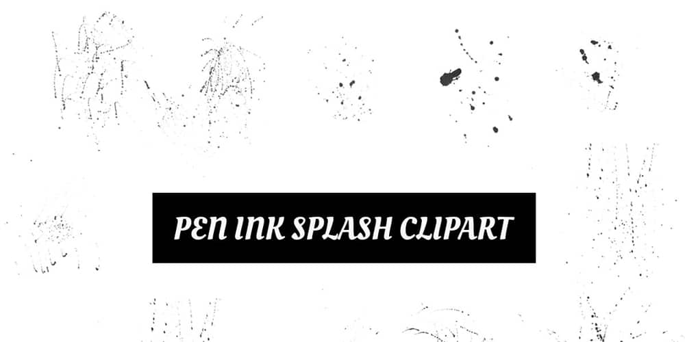 Collection of Best Photoshop Brushes 210 Free Pen Ink Splash Brushes & Textures