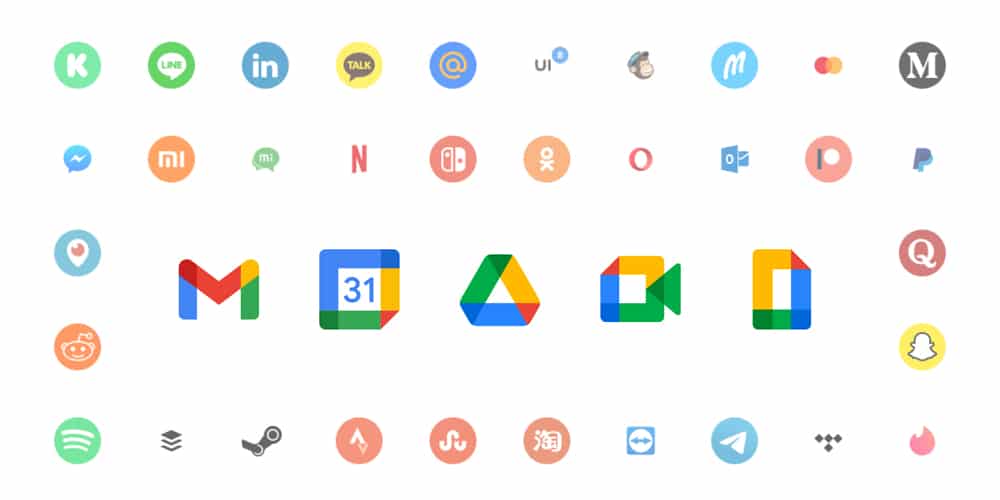 Latest Collection of Free SVG Icons & Illustrations 208 Free Social Icons