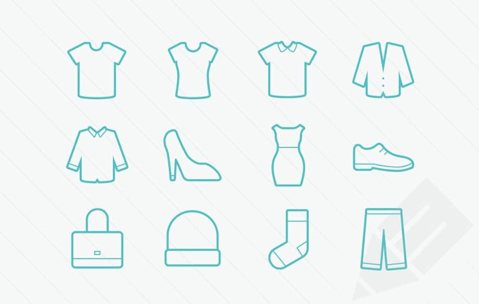 Free Vector Clothing Icons