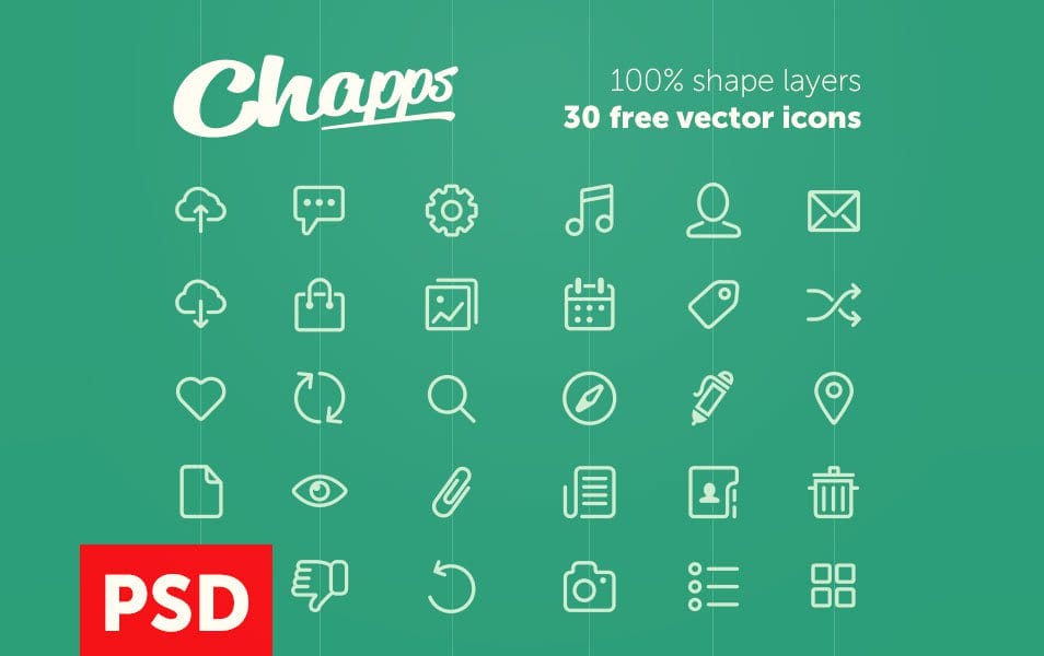 250+ Ultimate Collection of Free Line Icon Sets 43 Free Vector Icons from Chapps