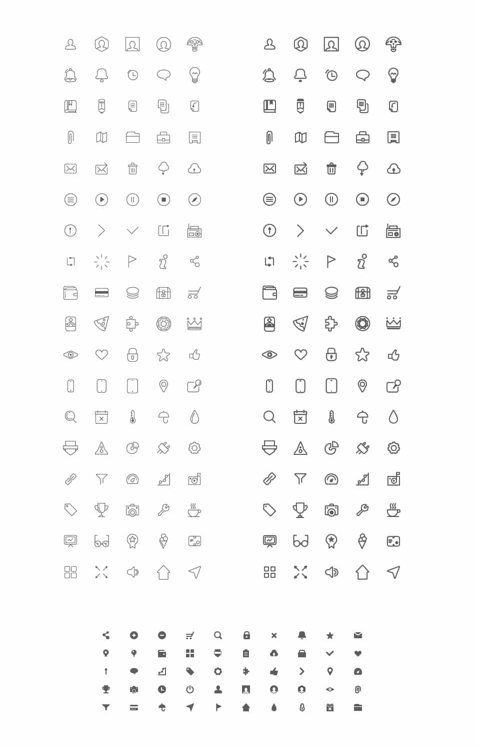 250+ Ultimate Collection of Free Line Icon Sets 176 Free Wireframe Icons