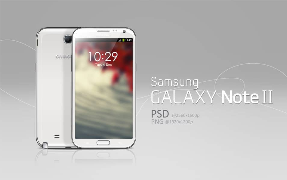 Galaxy Note II PSD