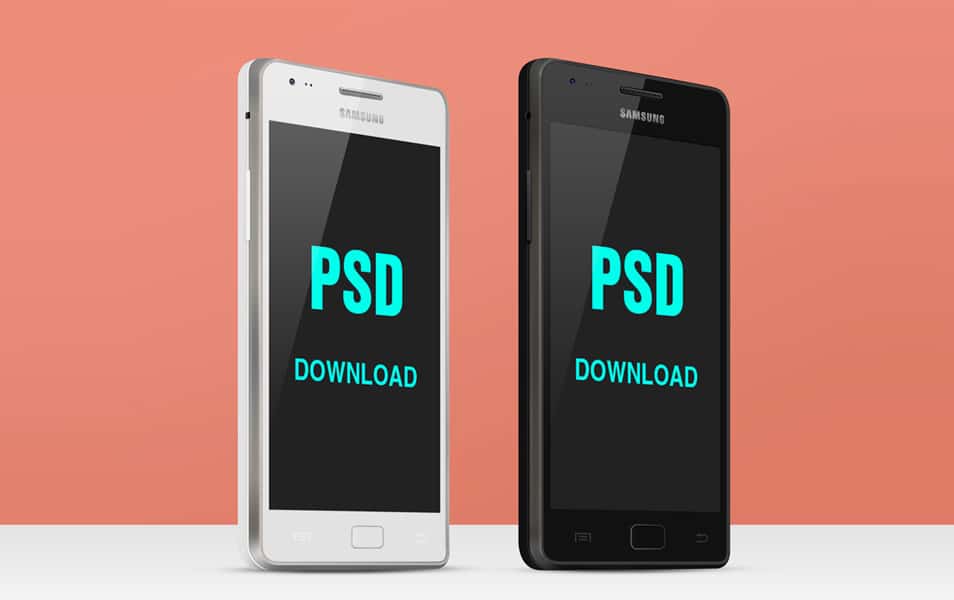 Galaxy S2 psd mockup