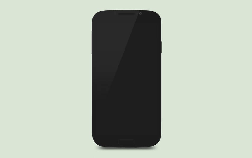 Galaxy S4 Flat psd