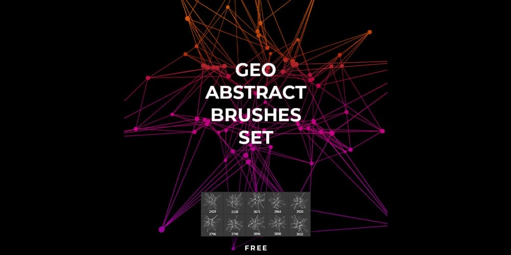 Collection of Best Photoshop Brushes 249 Geo Abstract Brushes