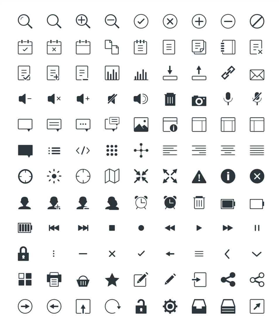 250+ Ultimate Collection of Free Line Icon Sets 71 Gicons - 100+ free custom icons in PSD