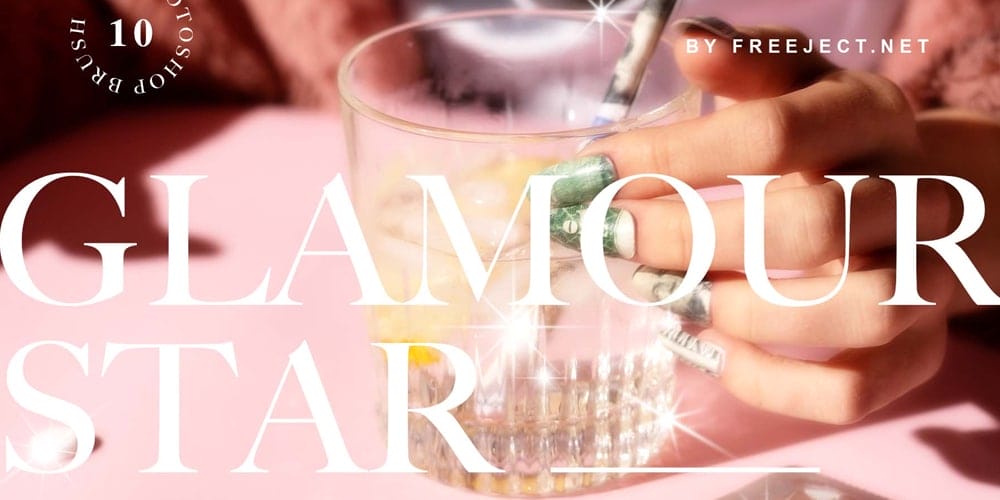 Collection of Best Photoshop Brushes 242 Glamour Star Photoshop Brush