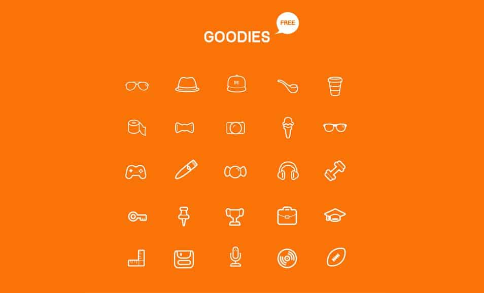 250+ Ultimate Collection of Free Line Icon Sets 45 Goodies Icon Set