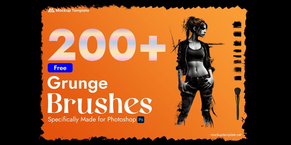 Collection of Best Photoshop Brushes 170 Grunge Brushes Photoshop