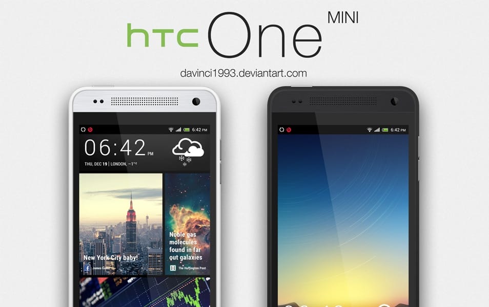 HTC One Mini PSD