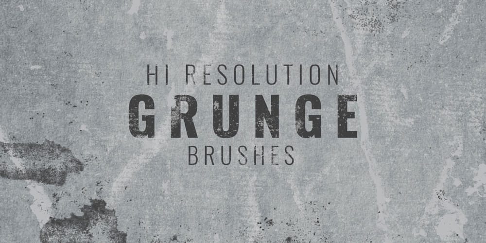 Collection of Best Photoshop Brushes 180 Hi-Res Grunge Background Brushes