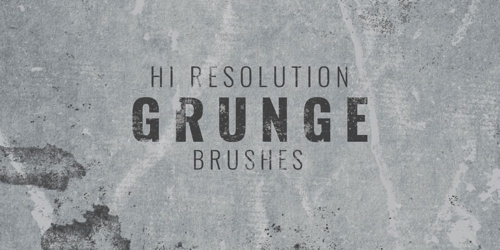 Hi-Res Grunge Background Brushes