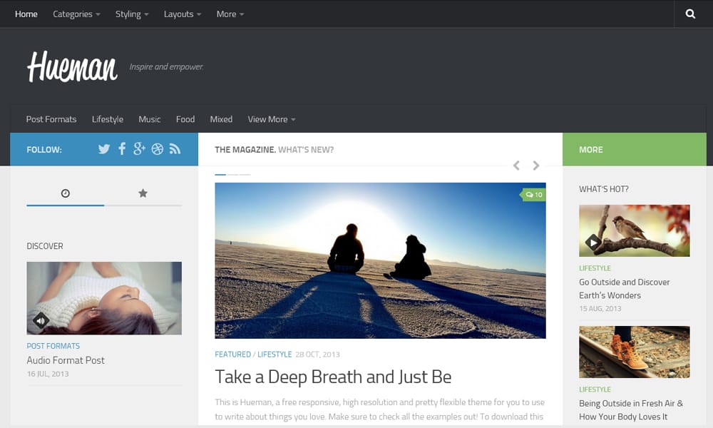 150+ Free Responsive Magazine WordPress Themes 2025 64 Hueman