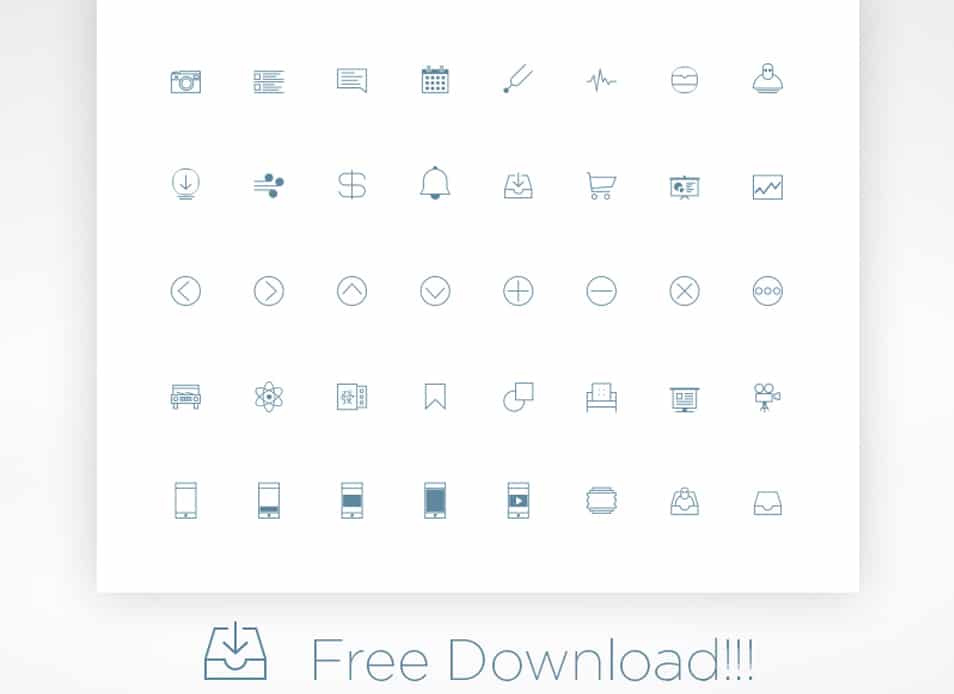 250+ Ultimate Collection of Free Line Icon Sets 180 ICONSET Free Download