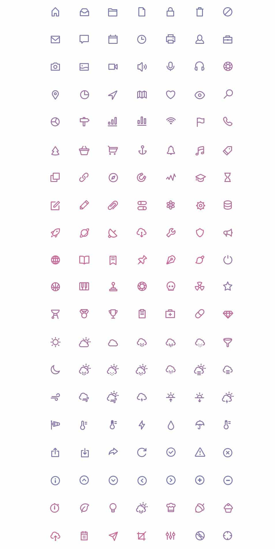250+ Ultimate Collection of Free Line Icon Sets 82 Justicons